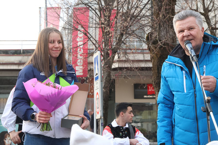 Manca Caserman  sprejem  25 Foto Ljubo Vukelič